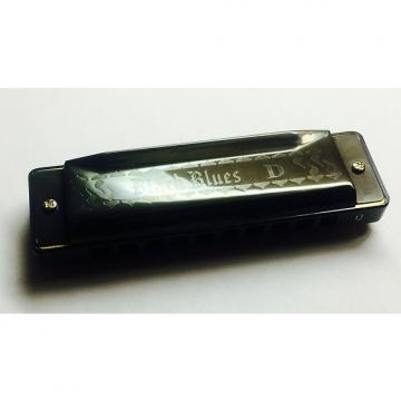 Custom Hering Black Blues Diatonic Harmonica F# Black