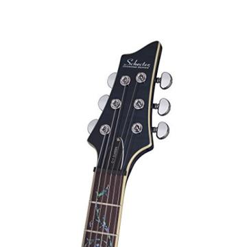 Schecter 239 Solid-Body Electric Guitar, See-Through Blue