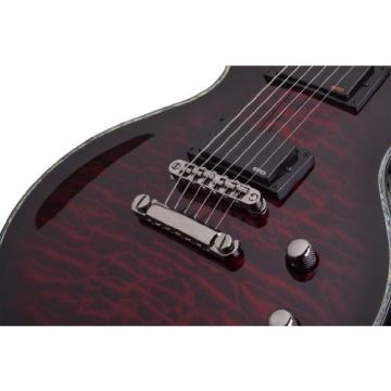 Schecter 1778 Solid-Body Electric Guitar, Black Cherry