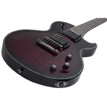 Schecter 1778 Solid-Body Electric Guitar, Black Cherry