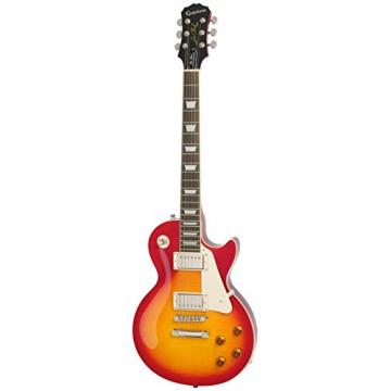 Epiphone Les Paul Standard PlusTop Pro Solid-Body Electric Guitar Kit with ChromaCast Les Paul Body Style Hard Case &amp; Accessories, Heritage Cherry Sunburst