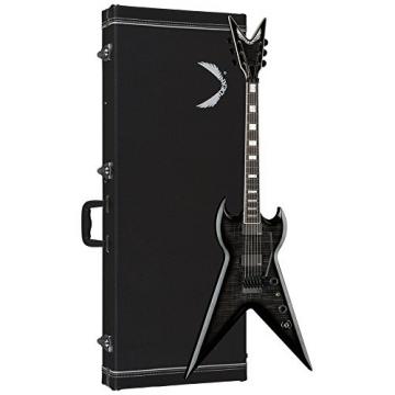 Dean DCR SPLTF TBK Custom Run No. 12 Split-Tail Solid-Body Electric Guitar with Case, Trans Black