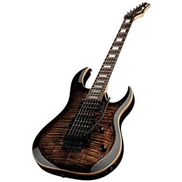 Dean MAB3 FM TBK Michael Batio Flame Top Solid-Body Electric Guitar, Trans Black