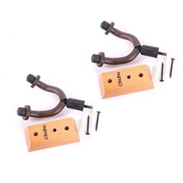 Ohuhu Hardwood Home &amp; Studio Guitar Hanger, 2-Pack