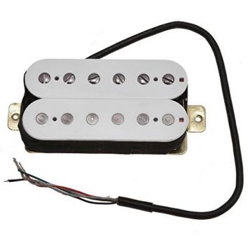 LYWS Double Coil Humbucker Pickups Bridge Neck Set for Electric Guitar Parts White