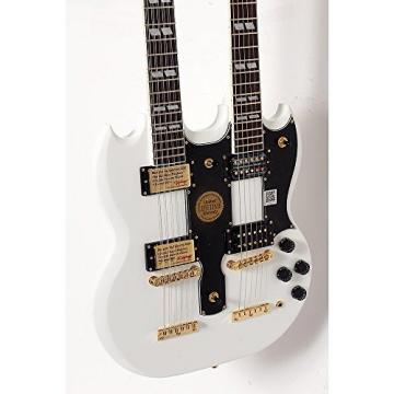 Epiphone Limited Edition G-1275 Custom Double Neck Electric Guitar Level 3 Alpine White 888365985688