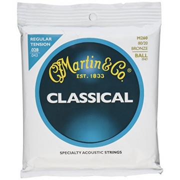 Martin martin d45 M260 martin guitar strings acoustic 80/20 martin strings acoustic Bronze guitar strings martin Ball martin guitar End Classical Guitar Strings, Regular Tension