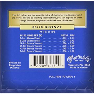 Martin martin guitar M150 guitar martin 80/20 acoustic guitar strings martin Bronze martin d45 Round martin strings acoustic Wound Medium Acoustic Guitar Strings