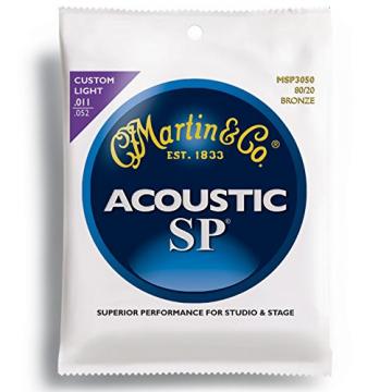 Martin guitar martin MSP3050 martin d45 SP martin guitar strings acoustic medium 80/20 martin acoustic guitars Bronze martin guitars Acoustic Guitar Strings, Custom Light