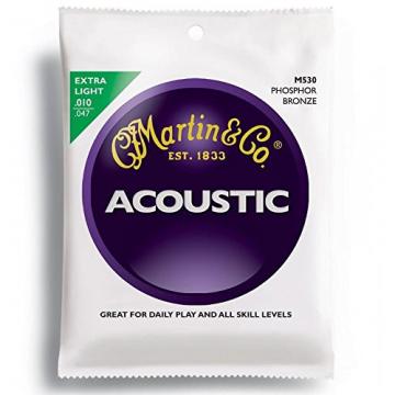 Martin dreadnought acoustic guitar M530 martin guitar accessories Phosphor martin Bronze acoustic guitar martin Acoustic martin guitar strings acoustic Guitar Strings, Extra Light