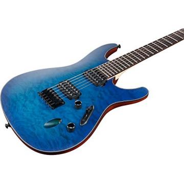 Ibanez S Series S621QM Electric Guitar Sapphire Blue