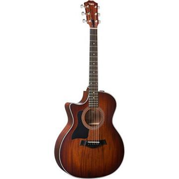 Taylor 300 Series 324ce-LH Grand Auditorium Left-Handed Acoustic-Electric Guitar