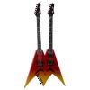 Dean Guitars Mustaine V Double Neck USA VMNT DN BL 12-String Solid-Body Electric Guitar - Bloodlust