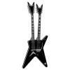 Dean Guitars US121173 12-String USA ML Double Neck Custom Solid-Body Electric Guitar, Classic Black