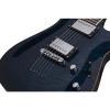 Schecter 239 Solid-Body Electric Guitar, See-Through Blue #5 small image