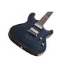 Schecter 239 Solid-Body Electric Guitar, See-Through Blue #7 small image