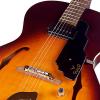 Guild T-50 Slim Hollow Body Electric Guitar with Case (Antique Burst)