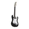 Monoprice California Classic Solid Body Electric Guitar - Black #1 small image