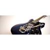 Custom77 Deluxe Series C77-USA-LFL-MF-CH-BL Lust for Life -Montana's Fate Solid-Body Electric Guitar, Trans Blue