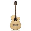 Cordoba GK Studio Negra [Gipsy Kings Signature Model] Acoustic Electric Nylon String Flamenco Guitar Bundle with Deluxe Gig Bag