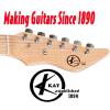 Kay KE17MR 7/8 Solid Body Full Scale Neck Electric Guitar, Red #3 small image