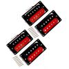 Kmise A6722 Double Coil Neck &amp; Bridge Pickups Hum Bucker Fits for 6 String Electric Guitar, 2 Sets