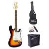 Pyle-Pro PEGKT15SB Beginner Electric Guitar Package - Sun Burst