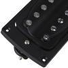 Yibuy Black Color HBC-WRM Double Coil Humbucker Pickup Neck and Bridge for Electric Guitar