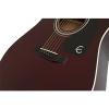 Epiphone EAFTWRCH3 FT-100 Jumbo Acoustic Guitar, Wine Red