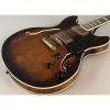 Washburn Hb36k Spruce Flame Maple Vintage Hollowbody Electric Guitar