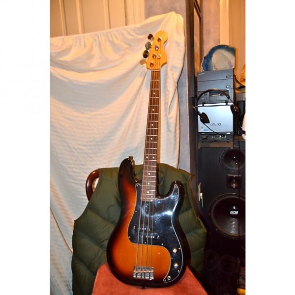 Custom Fender  precision bass guitar 1998 sunburst #1 image