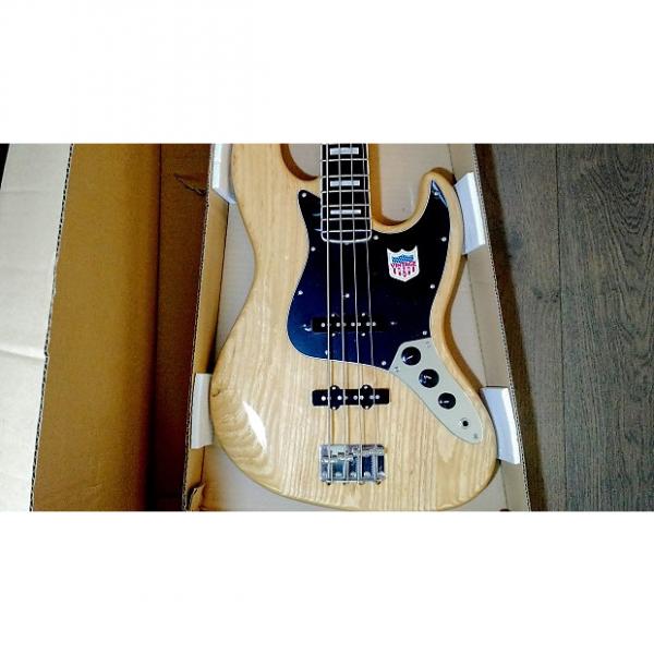 Custom NEW - Fender Japan '75 Reissue Jazz Bass Natural Pearl Block Rosewood JB75 CIJ (NAT/R) #1 image