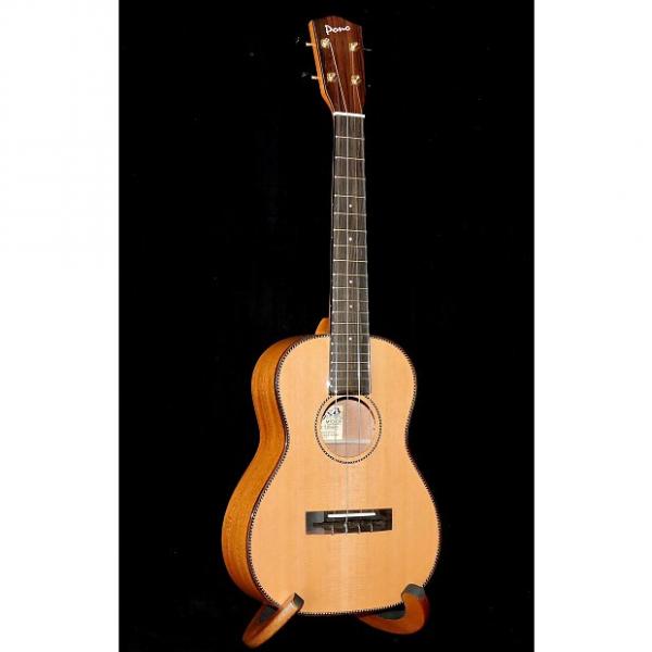 Custom Pono MTD-CR Solid Cedar Top Solid Mahogany Back and Sides Tenor Ukulele #1 image