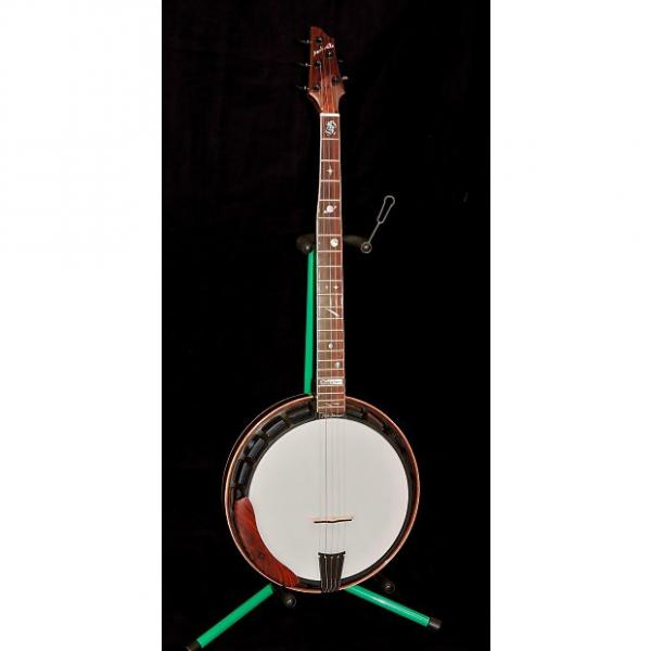 Custom New Nechville Walnut Galaxy Phantom 5 String Banjo With Case #1 image