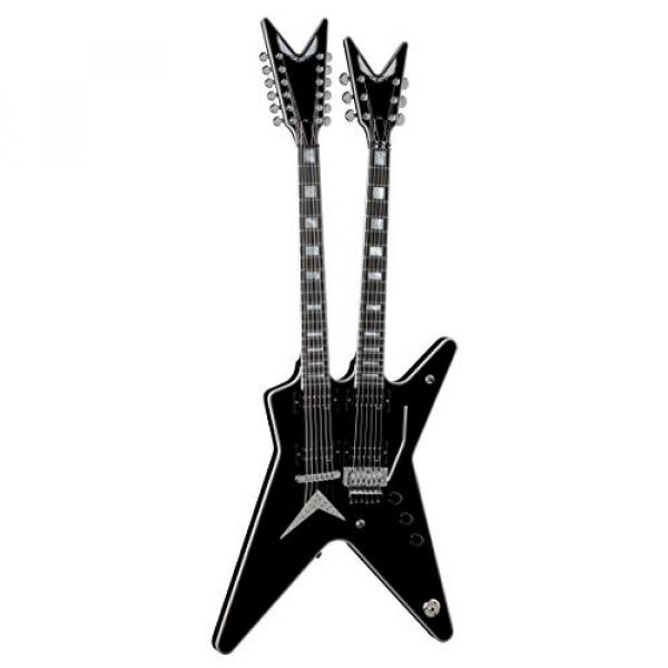 Dean Guitars US121173 12-String USA ML Double Neck Custom Solid-Body Electric Guitar, Classic Black #1 image