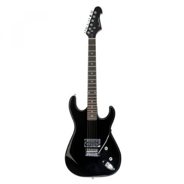 Spectrum Star Series AIL 57GB Solid Body Full Size High Gloss Black Electric Guitar #1 image