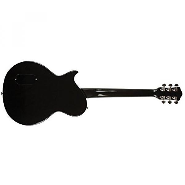 AXL AL-980-BK USA Torino Classic Solid-Body Electric Guitar, Black #3 image