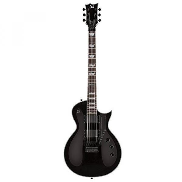 ESP LEC401FRBLK Solid-Body Electric Guitar, Black #2 image