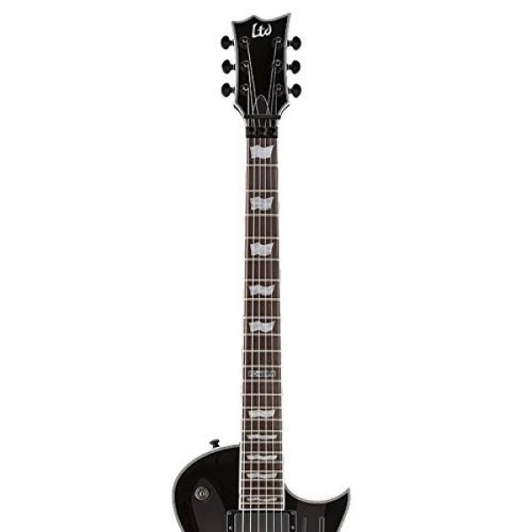 ESP LEC401FRBLK Solid-Body Electric Guitar, Black #3 image