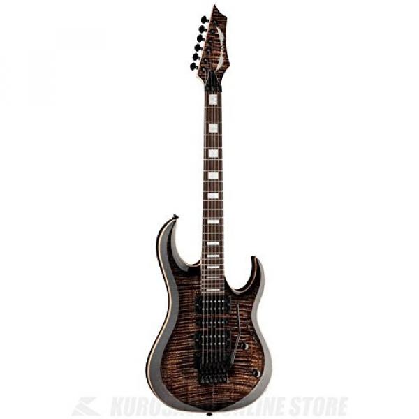 Dean MAB3 FM TBK Michael Batio Flame Top Solid-Body Electric Guitar, Trans Black #1 image