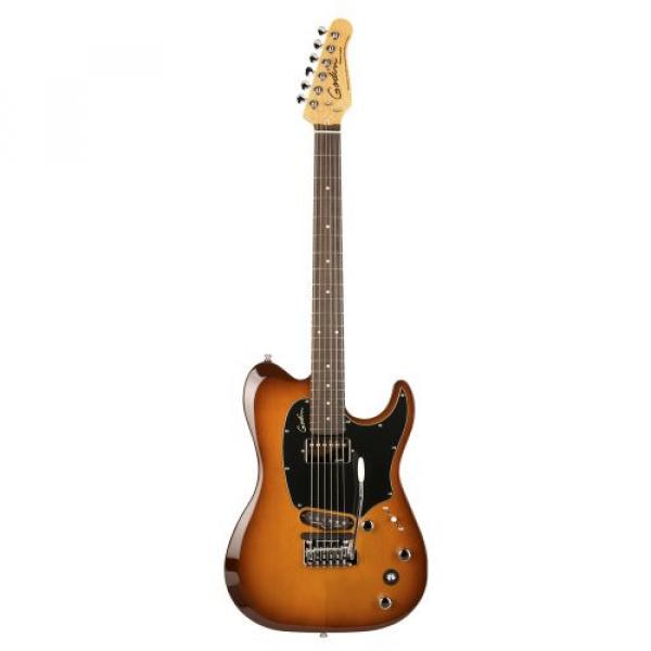 Godin Guitars 038138 Electric Session Custom TriplePlay Guitar, Lightburst High Gloss Rosewood Neck #1 image