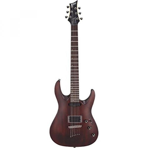 Mitchell MD300 Modern Rock Double Cutaway Electric Guitar Walnut Stain #3 image