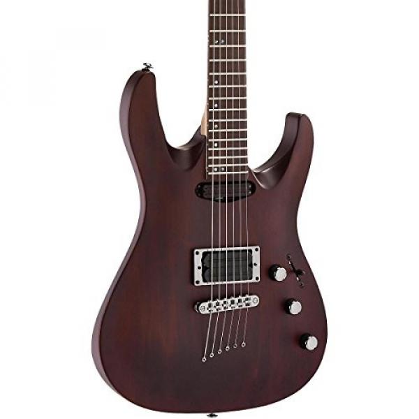 Mitchell MD300 Modern Rock Double Cutaway Electric Guitar Walnut Stain #5 image