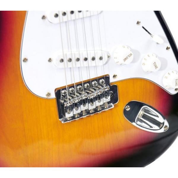 Pyle-Pro PEGKT15SB Beginner Electric Guitar Package - Sun Burst #7 image