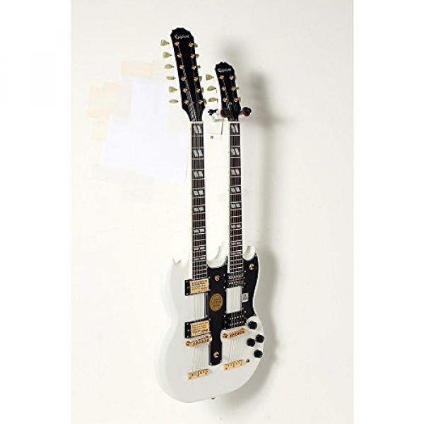 Epiphone Limited Edition G-1275 Custom Double Neck Electric Guitar Level 3 Alpine White 888365985688 #1 image