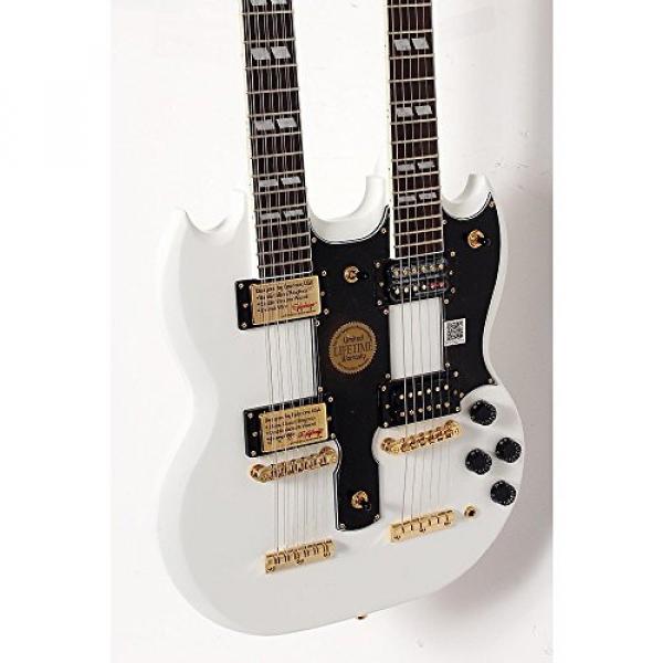 Epiphone Limited Edition G-1275 Custom Double Neck Electric Guitar Level 3 Alpine White 888365985688 #3 image