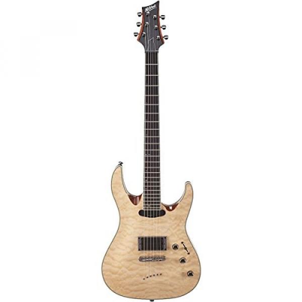 Mitchell MD400 Modern Rock Double-Cutaway Electric Guitar Natural #3 image