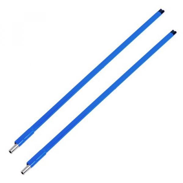 2pcs Double Style Guitar Truss Rod Steel A3 7.5 X 414mm Blue #1 image