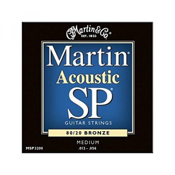 Martin martin guitar MSP3200 martin guitars SP dreadnought acoustic guitar 80/20 martin acoustic guitars Bronze martin Acoustic Guitar Strings, Medium #2 image