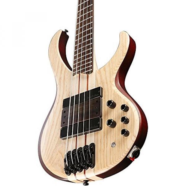 Ibanez BTB33 5-String Electric Bass Guitar Flat Natural #5 image